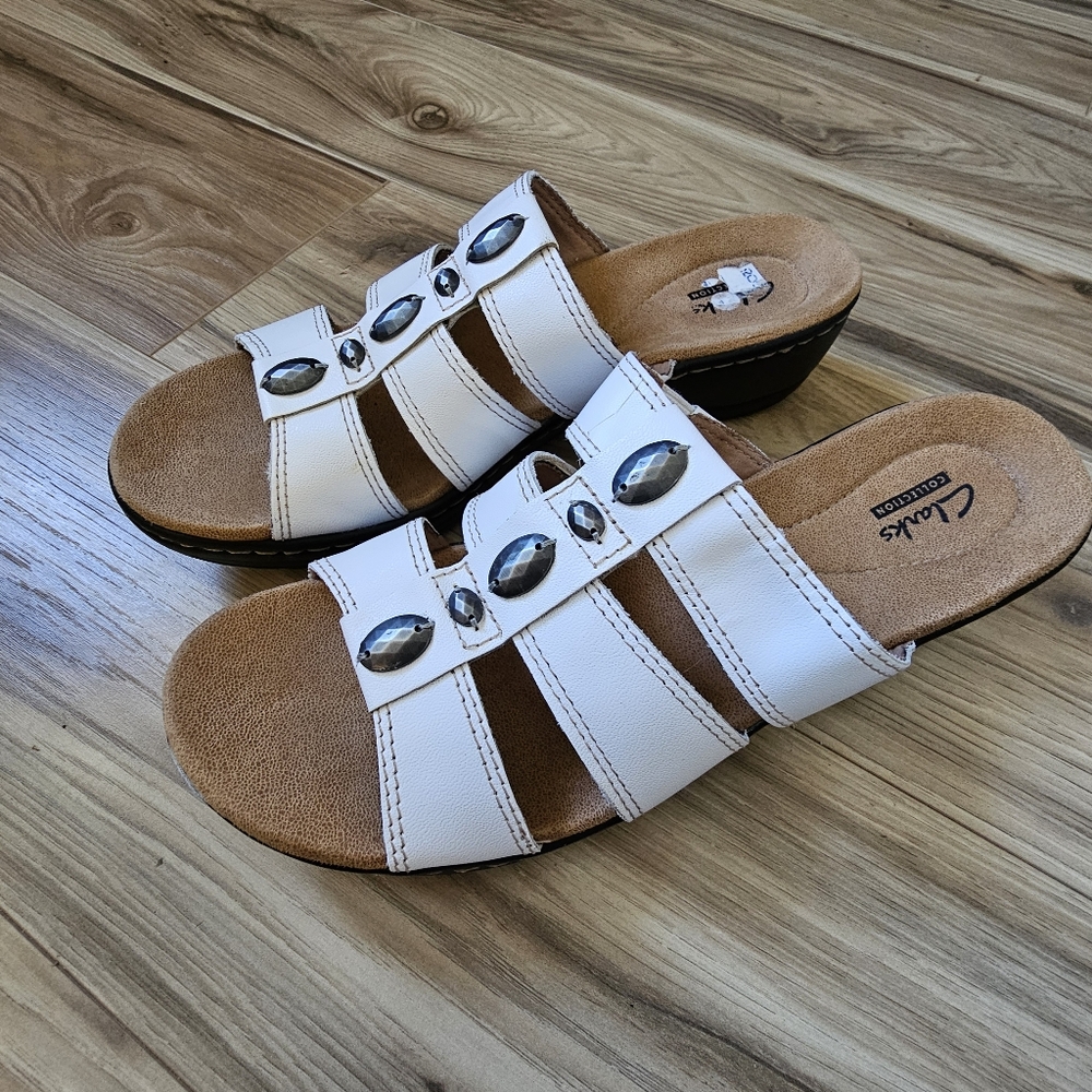 Clarks Collection,  Women's White Sandal